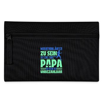 Papa MARATHON LÄUFER ZU SEIN EINE EHRE Lustiges - Federtasche - Schwarz - Vorne
