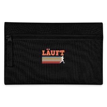 Läufer LÄUFT Laufen Lustiges - Federtasche - Schwarz - Vorne