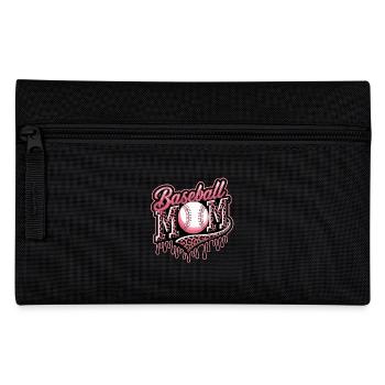 Baseball Mom Leopard Muster Rosa - Federtasche - Schwarz - Vorne