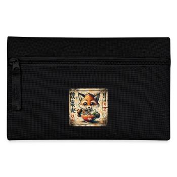 Fuchs Ramen - Federtasche - Schwarz - Vorne