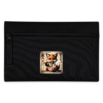 Ramen Fuchs - Federtasche - Schwarz - Vorne