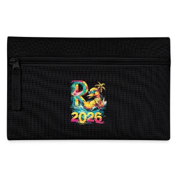 Pension 2026 Duck Pensioner Retired Funny - Pencil Case - black - Front