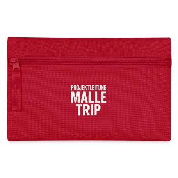 Project Management Malle Trip – Party Holidays - Pencil Case - red - Front