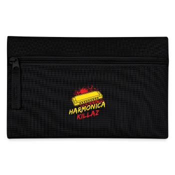 Funny Harmonica Player Killaz Harmonica - Federtasche - Schwarz - Vorne