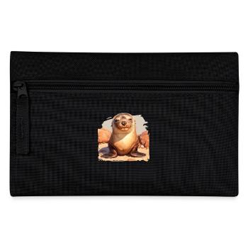 Sea Lions Sea Lion - Pencil Case - black - Front