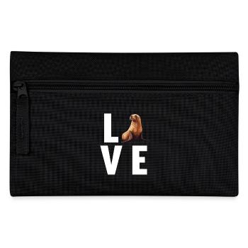 Sea Lions Sea Lion - Pencil Case - black - Front