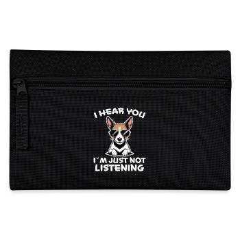 Rat Terrier Spruch Lustiges Rat Terrier Geschenk - Federtasche - Schwarz - Vorne