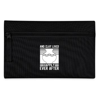 Peintre d’art drôle et argile a vécu heureux pour toujours - Trousse - noir - Devant
