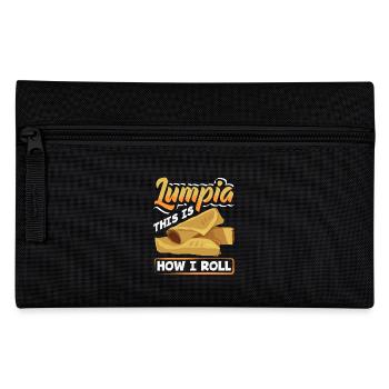 Lumpia This Is How I Roll - Spring Rolls Lumpia - Pencil Case - black - Front