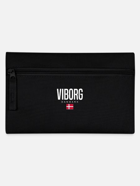 Viborg, Denmark - Pencil Case - black
