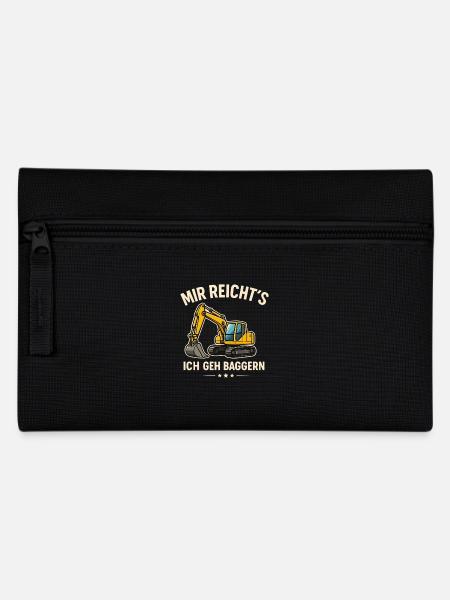 Mir reicht’s – Ich geh baggern Shirt - Federtasche - Schwarz
