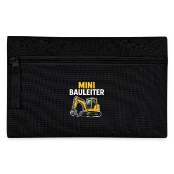 Construction Manager – Excavator Kids Shirt - Pencil Case - black - Front