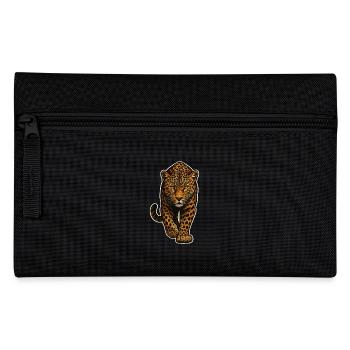 Leopard Design – Wild & Majestic - Pencil Case - black - Front