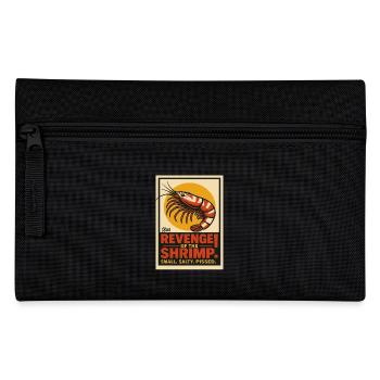 Revenge of the Shrimp – Small, Salty, Angry - Pencil Case - black - Front