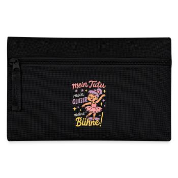 Mein Tutu Mein Glitzer Meine Bühne Ballett - Federtasche - Schwarz - Vorne