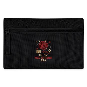 Feuille d’aluminium chapeau société conspiration mème - Trousse - noir - Devant
