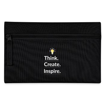 Think Create Inspire Glühbirne - Federtasche - Schwarz - Vorne