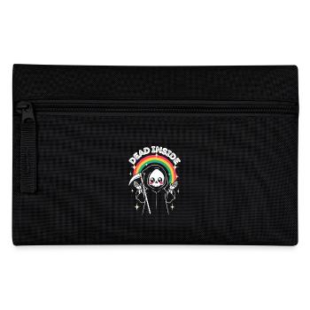 Dead inside - Faucheuse arc-en-ciel Halloween - Trousse - noir - Devant