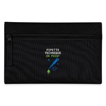 Clinical Lab Tech Diagnostic Science Data Nerd - Pencil Case - black - Front