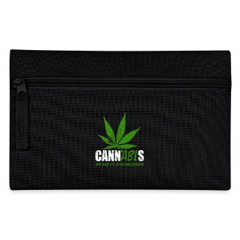CannABIs Abi durchgezogen - Abitur - Spruch - Federtasche - Schwarz - Vorne