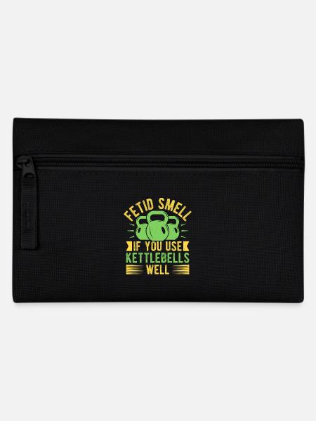 Fitness Fanatics Fetid Smell Use Kettlebells - Pencil Case - black