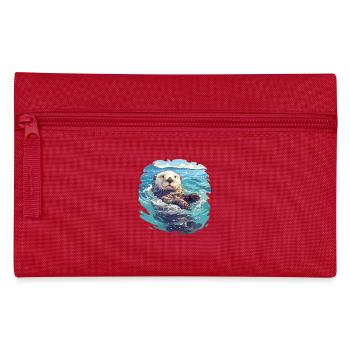 Loutre de mer - Trousse - rouge - Devant