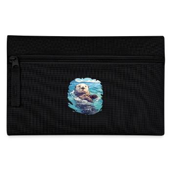 Loutre de mer - Trousse - noir - Devant