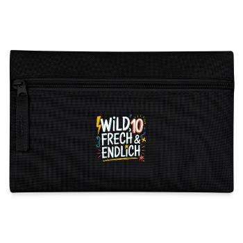Sauvage, effronté et enfin 10 ans 10e anniversaire - Trousse - noir - Devant