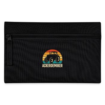 Traktor Retro Design - Federtasche - Schwarz - Vorne