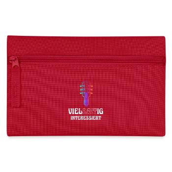 Guitar multi-stringed interested - Pencil Case - red - Front