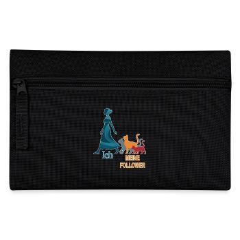 Ich & meine Follower – Katzenhumor Design - Federtasche - Schwarz - Vorne