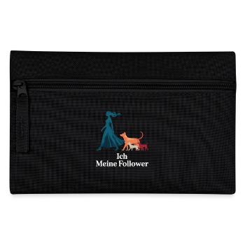 Moi et mes abonnés – Dog Humor Design - Trousse - noir - Devant