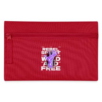 rebelle - Sauvage et libre - Trousse - rouge - Devant