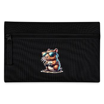 Capybara Gaming - Pencil Case - black - Front
