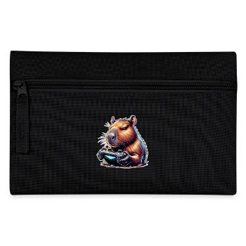 Capybara Gaming - Pencil Case - black - Front