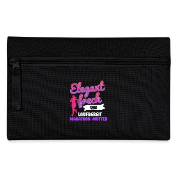 Mama ELEGANT FRECH UND LAUFBEREIT MUTTER Lustig - Federtasche - Schwarz - Vorne