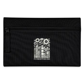 Bookworm Bookworm Book Lover Funny Book - Pencil Case - black - Front
