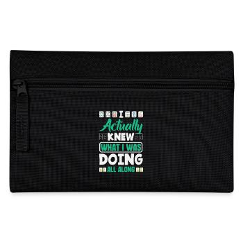 Mahjong Spieler Lustiger Mah Jongg Spruch Ma Jiang - Federtasche - Schwarz - Vorne