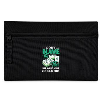 Mahjong Gamer Mah-Jongg Fun Card Game - Pencil Case - black - Front
