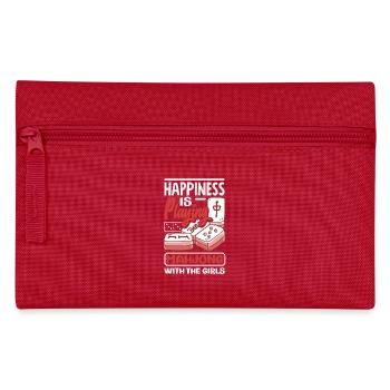 Happiness Is Playing Mahjong With The Girls - Pencil Case - red - Front