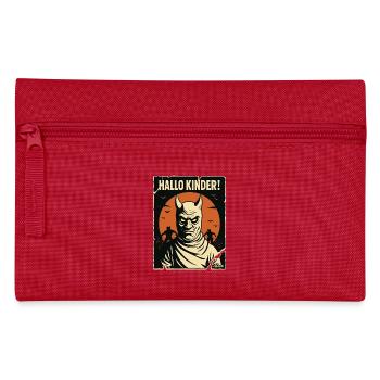 Hello kids! – Scary educator parody - Pencil Case - red - Front