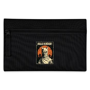 Hello kids! – Scary educator parody - Pencil Case - black - Front