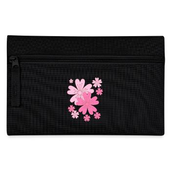 Falling Sakura Cherry Blossoms - Pencil Case - black - Front