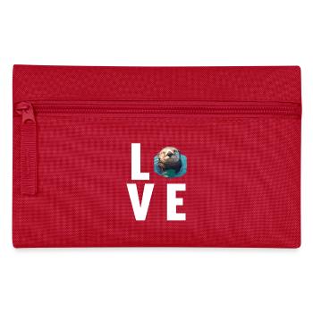 Loutre de mer - Trousse - rouge - Devant