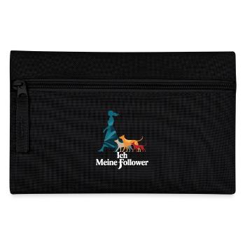 Moi et mes abonnés – Dog Humor Design - Trousse - noir - Devant