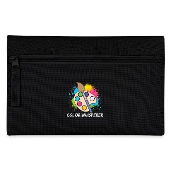 Funny Art Painter Color Whisperer Drawing - Pencil Case - black - Front