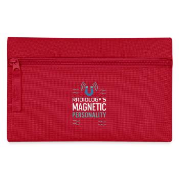 Mrt Technologin Radiologie Magnetresonanz - Federtasche - Rot - Vorne