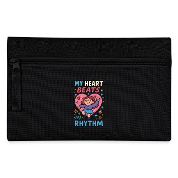 My Heart Beats In Rhythm Ballet Girl - Pencil Case - black - Front