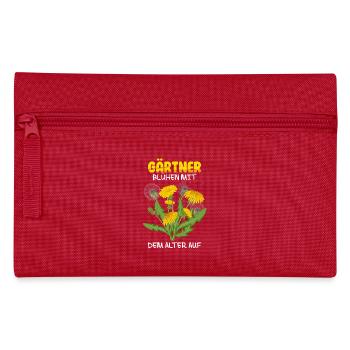 Gärtnern GÄRTNER BLÜHEN MIT DEM ALTER AUF Lustig - Federtasche - Rot - Vorne
