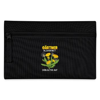 Gärtnern GÄRTNER BLÜHEN MIT DEM ALTER AUF Lustig - Federtasche - Schwarz - Vorne